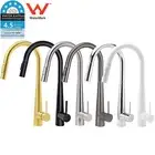 KYLINS 2 Modes Pull Out Spray Kitchen Mixer Laundry Sink Tap Black/Chrome/Gold