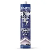 Selleys 290ml Black Storm Waterproof Gutter And Roof Sealant UV Resistance
