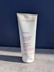 Large New Sealed Clarins Professional SOS Pure Rebalancing Clay Face Mask 200ml