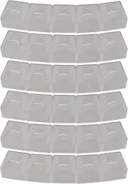 30PCS RJ45 Male Crystal Head Dust Cap Transparent Network Cable Plug Plug Protector Dust Cover Ethernet Plug Sheath Cable Plug Connector Cover