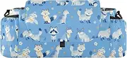 miaozhen Cartoon Raccoon Dog Sky Blue2 non slip stroller organizer baby caddy organizer large infant accesorios para carro bolsa para carreola