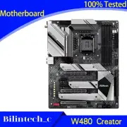 FOR ASROCK W480 Creator Motherboard Supports 128GB DDR4 LGA1200 VGA+HDMI+DP