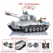 Henglong 1:16 TK7.0 Metal M26 RTR RC BB IR Tank 3838 360° Turret Barrel Recoil