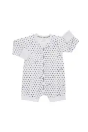 Bonds Baby Premature Long Sleeve Wondercool Wondersuit Romper size 00000 White