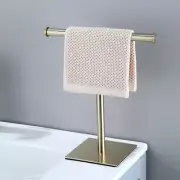 Movable Free-Standing Hand Towel Holder Standing Tree Rack 304 Black Bath Towel