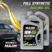 2 x Nulon Full Synthetic 10W-60 Racing Engine Oil 5L NRO10W60-5 Ref NR10W60-5