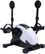 Electric Rehabilitation Exercise Bike Upper Limb Lower Limbs Hand Leg Bicycle Elderly Home Pedal Exerciser Bike, Resistance Adjustable (A)