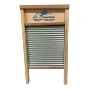 Large Lavadero Hand Wash Wooden Galvanized Sheet Corrugated Wash Board