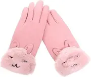 [SAFIGLE] Winter Touch Screen Gloves Women's Thicken Full Finger Gloves Warm Hand Warmers for