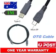 USB Type C to Micro B (Micro USB) Cable Charger for Oppo A35 A15S A15 A12 A12S