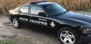 NEBRASKA State Police Black Cruiser 1/43rd Scale Slot Car Decals