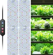 SDOVUERC - Full Spectrum Grow Lights, 40W Modular Plant Grow Lights for Indoor Plants, Daisy Chain & Parallel Connection, Solar Spectrum, 768 LEDs for Starter