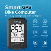 GPS Bike Computer Cycling ANT+Bluetooth Wireless Bicycle Speedometer Odometer