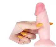 Realistic Dildo for Beginners, Anal Plug Dildos for Women/Men/Gay, Adult Sex Toys for G spot Stimulator Anal Plug Training Sets (Flesh, 4.5")