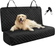 Dog Car Back Seat Cover - Waterproof Bench Seat Cover Protector Nonslip Durable