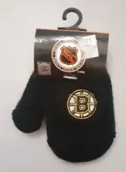pair of Boston Bruins Child Mittens - Licensed NHL Black-Gold NHL-627-BB-A