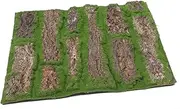 HAKIDZEL Artificial Moss Mat for Micro Landscape Decor Faux Turf Grass for Garden Wall Plant Filler DIY Crafts Indoor and Outdoor Decoration Reusable and