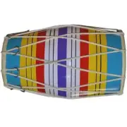 HAND PERCUSSION INSTRUMENT HANDICRAT WOODEN ROPE BABY DHOLAK FOR KID(BABY SIZE)