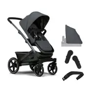 Joolz Geo3 Baby/Infant Folding Travel Stroller/Pram w/ Bonus Kit Pure Grey
