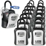 Key Lock Box for Keys with Code (12 Pack) 4 Digit Combination Lockbox for Key...