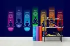 3D Religion Color Pattern Self-adhesive Removeable Wallpaper Wall Mural