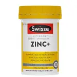 【優選】SWISSE鋅片(ZINK+)鋅片 鋅 複合維生素ZINC 成人男性鋅片元素60片-BELLA海外購