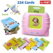 Baby Early Learning Talking Flash Cards Toddler Vocabulary Builder Cards Reader