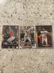 Baltimore Orioles Gunnar Henderson 3 Card Lot! Rookie Cards