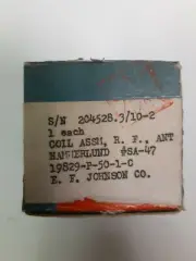 Vintage Coil Assm. 204528.3/10-2. RF Ant. Hammerlund #SA-47. 19829-P-50-1-C. NOS