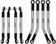 INJORA High Clearance Links Set - Stainless Steel Chassis Links for 1/18 RC Crawler FMS FCX18 Upgrade
