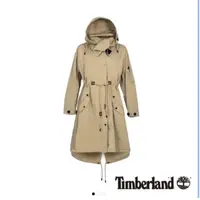 在飛比找蝦皮購物優惠-Timberland女款卡其色軍裝可拆式連帽派克大衣B310
