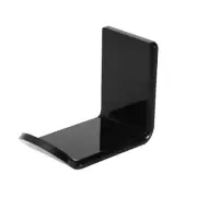 Acrylic Headphone Stand Hanger Hook Tape Under Desk Headset Mount Holder