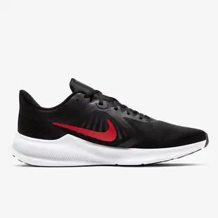 Nike Downshifter 10 男款 黑色紅勾網布 慢跑鞋 CI9981-006【S.E運動】
