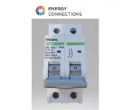 NOARK 40A - 360V DC Dual Pole Circuit Breaker - Solar Isolator. Non Polarised.
