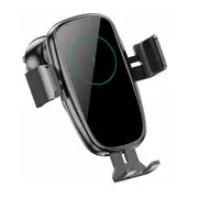 C44 15W Car Wireless Charger Glass Backlit Air Outlet Holder for Iphone