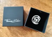 Thomas Sabo large 925 silver ring, 54, NEW! RRP £235