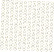 Gogogmee 200Pcs Heart Shaped Nail Art Stickers Retro Nail Decor for Manicure DIY Crafts Mobile Phone Notebook Decoration Safe for Home and Salon Use