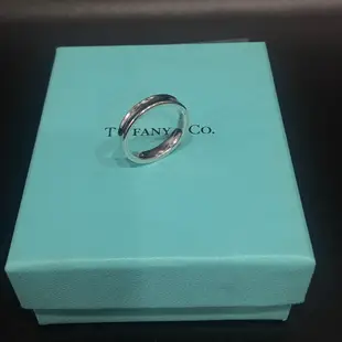 【哈極品】美品《Tiffany&Co. 1837細版 925純銀戒指/飾品》