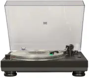 Crosley C100BT-BK Belt-Drive Bluetooth Turntable Record Player with Adjustabl...