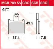 TRW Lucas Racing rubber MCB789CRQ