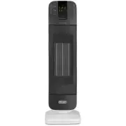 Delonghi 2000W Fan Heater with Remote Controller - White / Dark Grey Ceramic