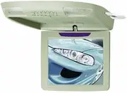 BOSS Audio Systems BV10.4TA 10.4 Inch Flip Down TFT Monitor DVD Combo Infrared Transmitter Dome Lights Swivel DVD DVD-R MP4 MP3 CD VCD Tan