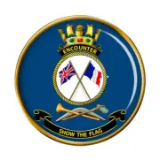 HMAS Encounter Royal Australian Navy Pin Badge