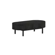 Melita 1.2m Coffee Table - Full Black