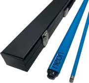 GRAFEX NEON BLUE Graphite multi-weight system Pool Snooker Billiard Cue and Black Cue Case
