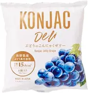 Iafoods Konjac Grape Jelly Candy 120 g (20g x 6 packs)