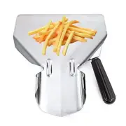QJFCare Stainless Steel French Fry Bagger Scoop Chip Popcorn Bagger Ice Candy Sn