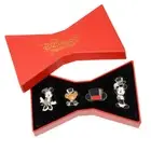 Disney D23 Expo Japan 2018 Pin Box Set 4-Pins Top Hat Mickey Mocha UniBEARsity