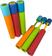 Liquidator 6 - Pack Water Blaster Set Floating Foam Water Shooter Water Pool toy