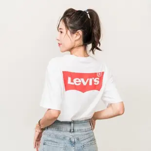 【LEVIS】美線 男版 前小後大LOGO 短袖 短t T恤 短袖上衣 圓領 經典款 現貨 正品(平輸品 美國代購)